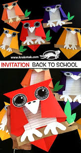Pin By Adelaide On Mani Abili Bimbi School Invitation Paper Crafts Kids Art Projects