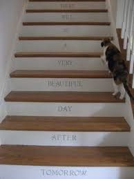 This can highlight the entrance to the staircase without taking up room on the stairs. Home Decorating Idea For Stairs Art And Beyond