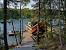 Cabin On A Lake Wallpaper