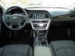 Sonata sport 2.0t receives a unique interior that enhances its more dynamic personality. Road Test Review 2015 Hyundai Sonata 2 4 In Dubai Uae Uae Yallamotor