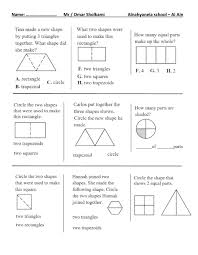 Ideal as a online and classroom teaching resource. 2d Shapes And Equal Shares Grade 1 Worksheet