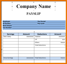 7 Salary Slip Format Pdf Budget Excel Templates Microsoft Excel Excel