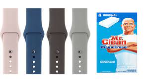 I used magic eraser and it worked, easy to use and the soiled edges. How To Clean An Apple Watch Sport Band Youtube