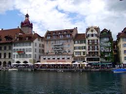 historic city center of lucerne with beautiful chapel bridge switzerland lucerne switzerland switzerland travel