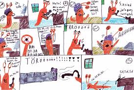 Comicbilder Zeichnen Lernen Fur Kinder Doch hier lernen nicht viele kleine monster, sondern nur blausa.
