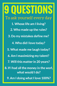 9 Questions To Ask Yourself Every Day This Or That Questions Personal Development Quotes Psychology Quotes