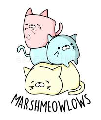 Marsh Meow Lows Cute Cat Marshmallow Pun Small Buttons Spreadshirt In 2020 Cute Marshmallows Cute Puns Cute Drawings