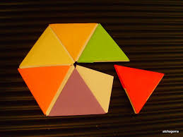 Cut your 1/4'' back piece into a hexagon shape. Origami Of Regular Hexagon From Equilateral Triangles 6 Steps With Pictures Instructables