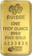 In august 2004, a troy ounce of fine gold cost just $390 (£214 / €322). Pamp Suisse 1 Oz Gold Bars