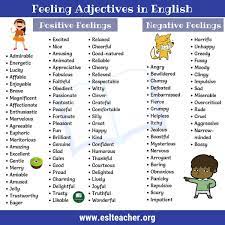 Feeling Words 100 Useful Words For Talking About Feeling Good Or Bad Esl Teacher Feelings Words List Of Emotion Words Emotion Words