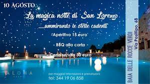 Un mapping multimediale animerà le piante per tutta l'estate. La Magica Notte Di San Lorenzo Baia Delle Rocce Verdi Villa Fattorusso