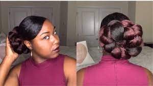 Hey curlies, this video is how i achieve a faux senegalese twist bun without the long wait. Quick Bun Using Kanekalon Hair Youtube