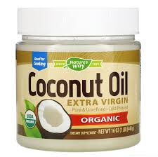 Nature S Way Organic Coconut Oil Extra Virgin 16 Oz 448 G Iherb