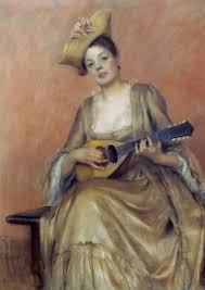 Albert Edelfelt Art Music Music Art Female Art