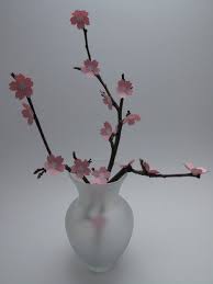 How To Make A Branch Of Paper Cherry Blossoms My Very Favorite Flower Paper Flowers Cherry Blossom Paper Flower Instructions