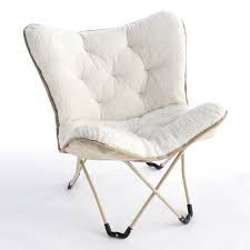 Simple By Design Sherpa Memory Foam Butterfly Chair Kohls Butterfly Chair Small Chair For Bedroom Dining Chairs Diy