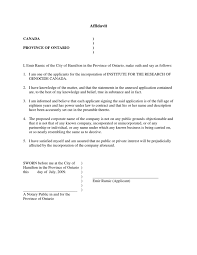 This function is carried out by a canadian notary public. Affidavit Of The Institute For The Research Of Genocide Canada