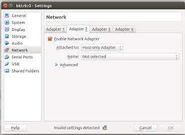 Meliorate Invalid Settings Detected Virtualbox Host Only Adapter Solved