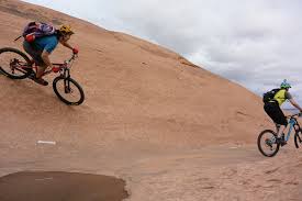 The slickrock trail, is a popular mountain biking destination with worldwide fame that is located in grand county, utah, united states, a few. Slickrock Mountain Biking Trail Moab Utah