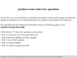 Product Owner Interview Questions Interview Questions This Or That Questions Behavioral Interview