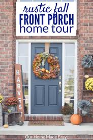 We have numerous front door fall decorating ideas for anyone to choose. Download 23 Fall Porch Decor With Ladder