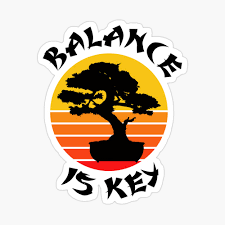 Retro Vintage Bonsai Tree Balance Is Key Karate Kid Quote Mr Miyagi Poster By Simplybysong Redbubble