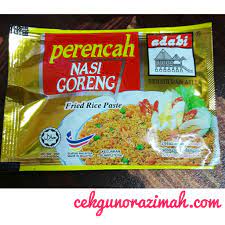 Produk berkualiti tinggi dan halal. Nasi Goreng Paling Sedap Di Alam Maya Cikgu Norazimah