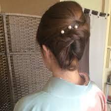 着物に似合う髪形のスタイル画像を一挙紹介 結納 髪型 髪型 スタイル