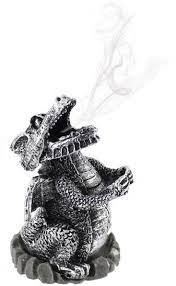 We have some of the most sought after clay, corncob, meerschaum, and briar tobacco pipes to fit your unique statement. Silver Smoking Dragon Incense Holder Incense Cone Holder