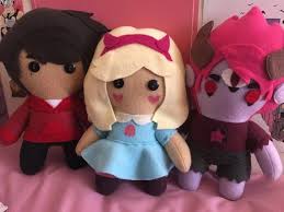 Star Vs The Forces Of Evil Star Butterfly Marco Diaz Tom Etsy In 2020 Plush Dolls Force Of Evil Star Butterfly