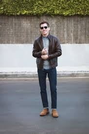 How to style men's chelsea boots. Tan Suede Chelsea Boots With Blue Chambray Long Sleeve Shirt Outfits For Men 4 Ideas Outfits Lookastic