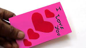 All this material is easily available to buy online at a very affordable price. Diy I Love You Cards Simple Easy Card Making Idea Paper Art Craf Card Making Ideas Easy Simple Cards Paper Art Craft