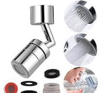 Universal Splash Filter Faucet,720 Rotating Anti-Splash Faucet Extender  with 2 F