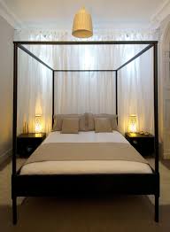 February 13, 2019 metal bed. Black Canopy Bed With Steel Frame Interior Design Ideas Ofdesign