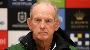 Nathan cleary has his issues but i think a lot of people need to look at more contributing factors to why our attack is bad, it's not bad because nathan cleary isn't shaun johnson, it's bad because there is literally no plan, unless of course you count passing to kikau and hope he barges over 4 players to score as a game plan. Wayne Bennett S Awkward 80 Second Press Conference After Loss Nrl News The Courier Mail