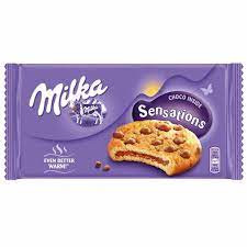 milka sensations chocolate chip cookies 5 5 oz 156 g chocolate chip cookies lebensmittel essen milka kekse