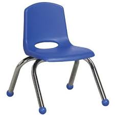 10 Plastic Classroom Stackable Chair Seat Color Blue Foot Type Ball Glide Leg Color Chrome By Ecr4kids 22 03 E Classroom Chairs Ecr4kids Plastic Chair