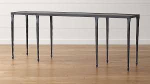 Silviano Long Console Table Reviews Crate And Barrel Extra Long Console Table Long Console Iron Console Table