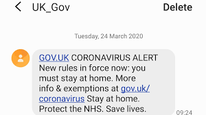 Iuliia smart 25.04.2020 в 16:33. Coronavirus Government Texts The Nation With Covid 19 Lockdown Orders Politics News Sky News