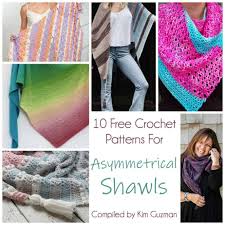 Watch this helpful video tutorial and start making your very own asymmetrical shawl now! Link Blast 10 Free Crochet Patterns For Asymmetrical Shawls Crochetkim
