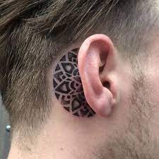 Ear Tattoos For Men Ear Tattoos For Men Tattoo Designs Men Cool Tattoos For Guys
