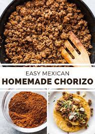 Mexican Chorizo Recipe Isabel Eats Recipe Homemade Chorizo Chorizo Recipes Recipes