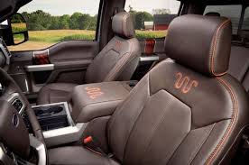 First Drive 2017 Ford Super Duty King Ranch Interior Ford Super Duty Trucks Ford King Ranch