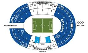 Da der dritte bauabschnitt im heimischen stadion an der alten försterei noch. Wo Sitzen Die Bayern Fans Im Berliner Olympiastadion Bundesliga Spiel Fussball Fc Bayern Munchen
