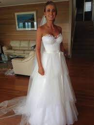 Karen Willis Holmes Matilda Size 8 Second Hand Wedding Dress Still White Australia Wedding Dresses Rustic Wedding Gowns Second Hand Wedding Dresses