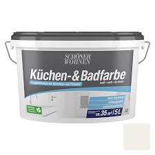 Im kampf gegen schimmelpilze erweist sich eine farbe gegen schimmel als zweckdienliche komponente. Schoner Wohnen Farbe Bad Kuchenfarbe Weiss 5 L Matt Bauhaus