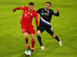 Bayern münih puanını 49'a çıkartarak ikinci sıradaki leipzig'in 5 puan önünde liderliğini sürdürdü. Bundesliga Bayern Munich Held At Home By Strugglers Arminia Bielefeld In Six Goal Thriller Football News