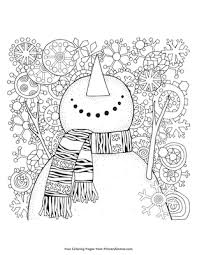 Download or print easily the design of your choice with a single click. Snowman Coloring Page Free Printable Pdf From Primarygames