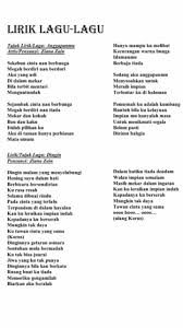 C#m f#m g# c#m (2x) f#m c#m. Yeah Musium Lirik Lagu Slow Rock Melayu Facebook