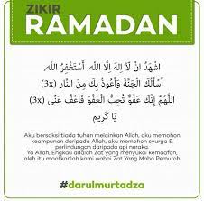 Doa Ramadhan Doa Agama Bulan Ramadhan